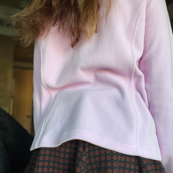 Cute Pink Turtleneck Sweater - Picture 6 of 7